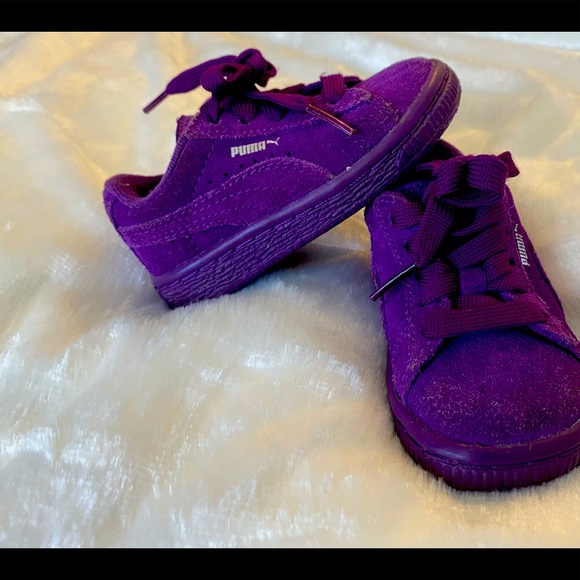 Puma Other - Puma Sneakers for Toddlers in Purple Suede size 5C